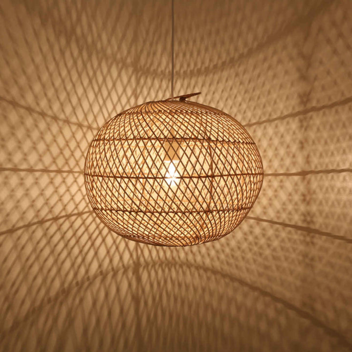 Rattan lampe Ramia