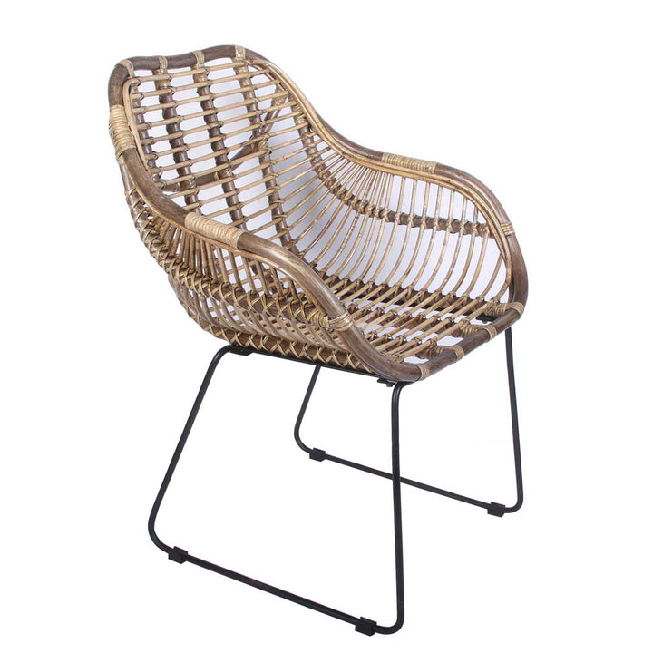 Rattan lænestol Madrid