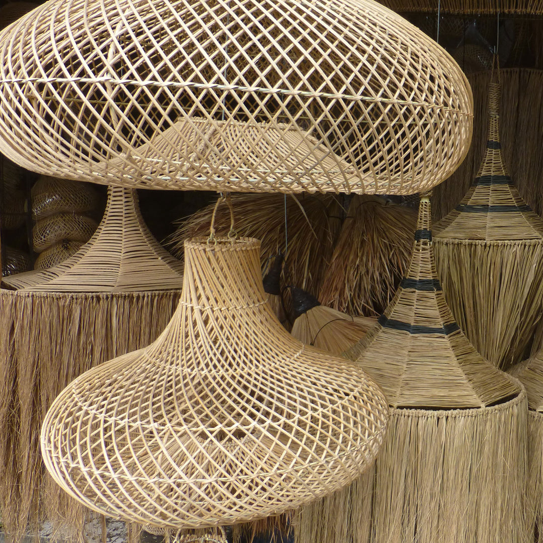 Rattan lampe Manohara