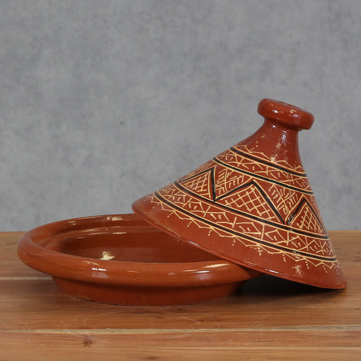 Glaseret tagine “Agadir” – 34 cm