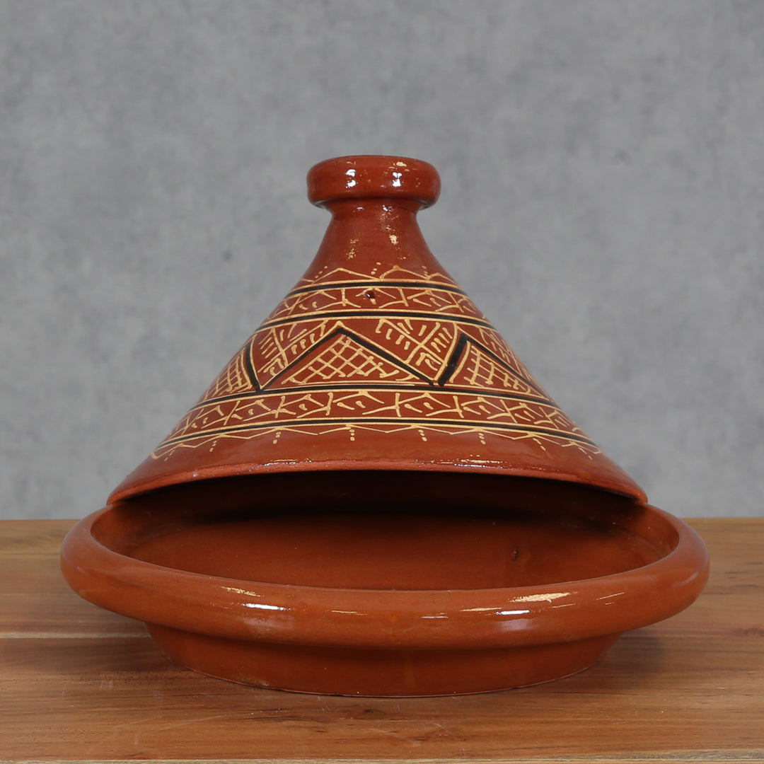 Glaseret tagine “Agadir” – 34 cm