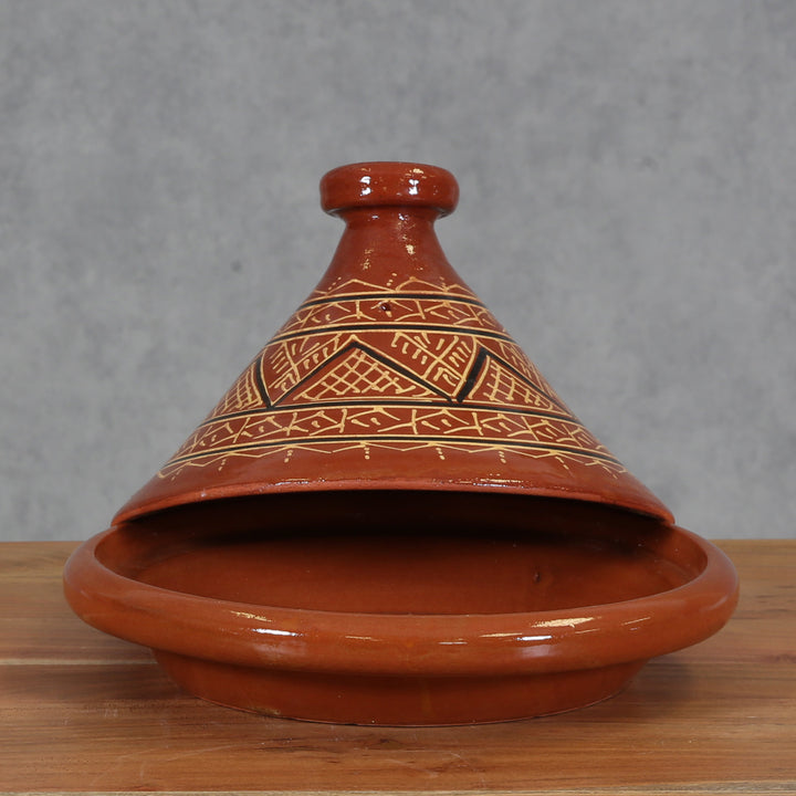 Glaseret tagine “Agadir” – 34 cm