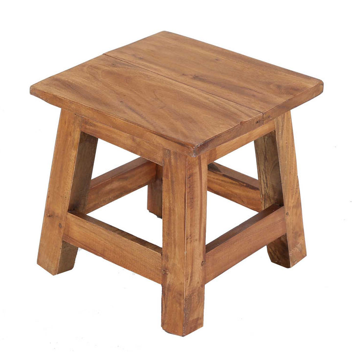 Teak skammel Aurora
