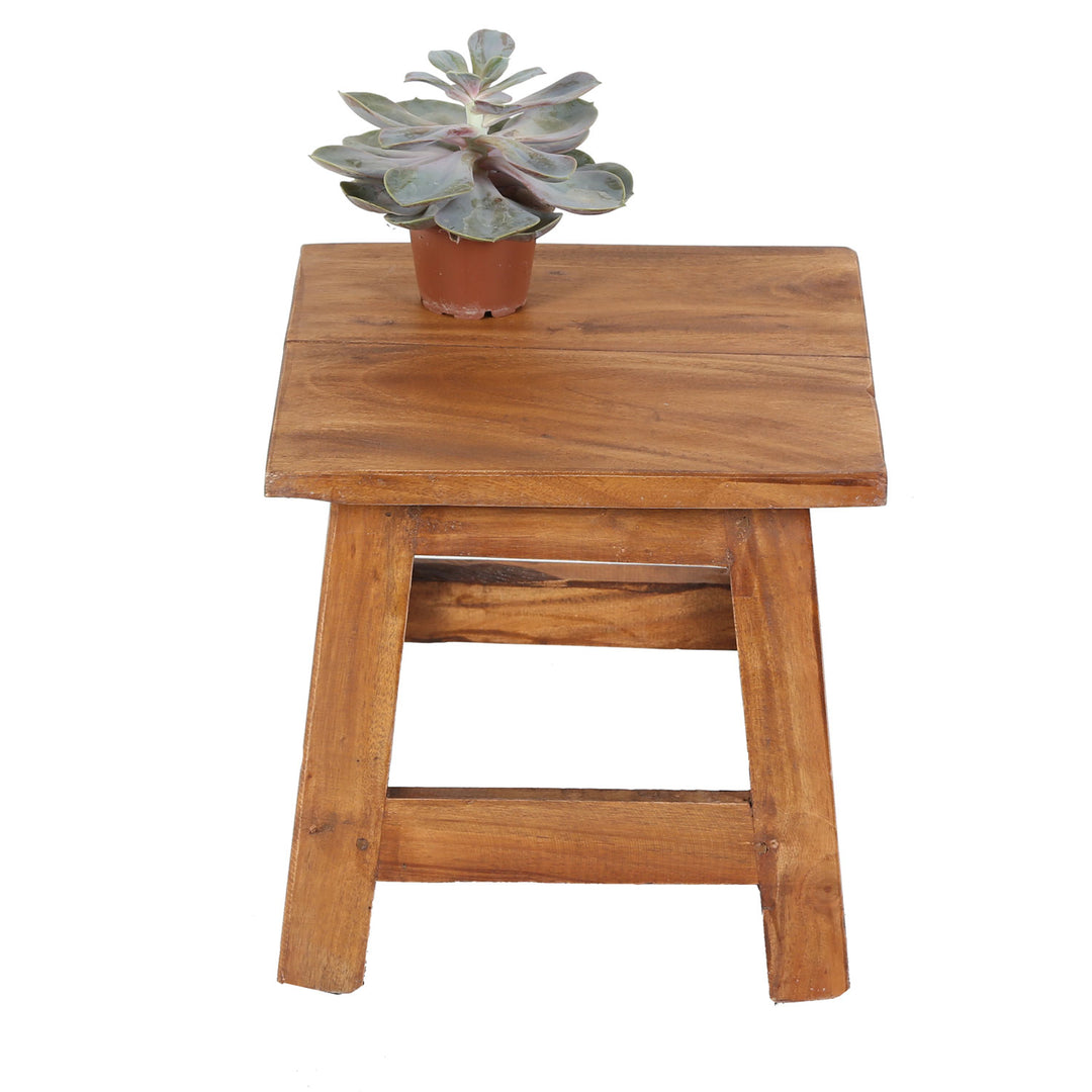 Teak skammel Aurora