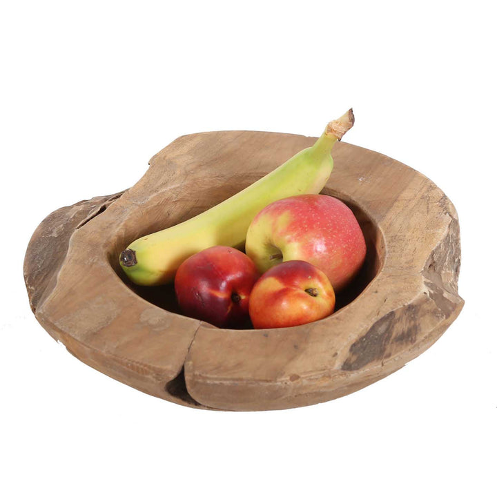 Teak træ skål Carlo