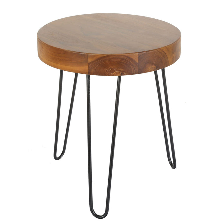 Teak sidebord Ella med hårnåle ben