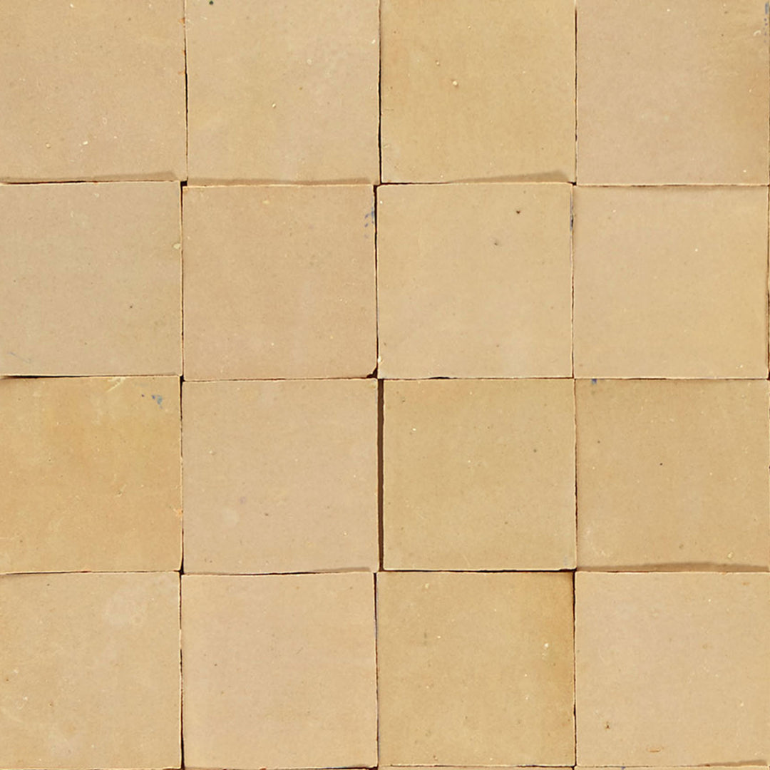Marokkansk Zellige Flise Beige 10×10 cm – Z151
