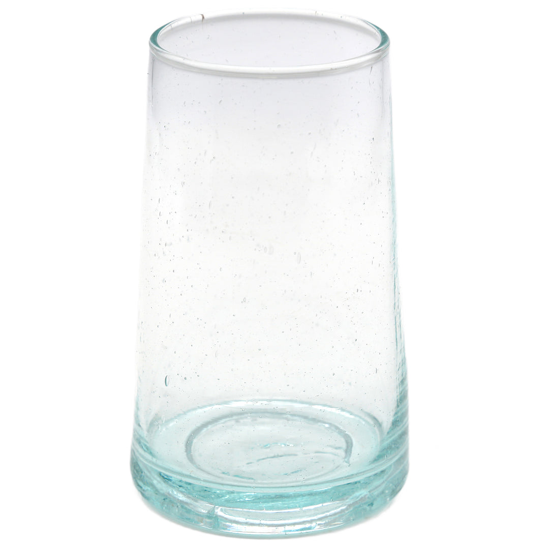Glas til iskaffe, ischokolade eller iste - koniske og gennemsigtige