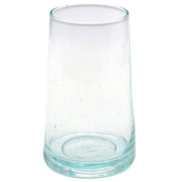 Glas til iskaffe, ischokolade eller iste - koniske og gennemsigtige