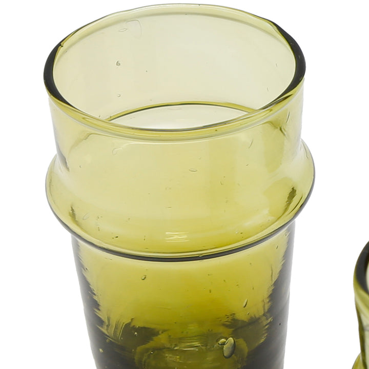 Grafisk viste mål og brug af glasset - ideel til espresso eller små desserter 