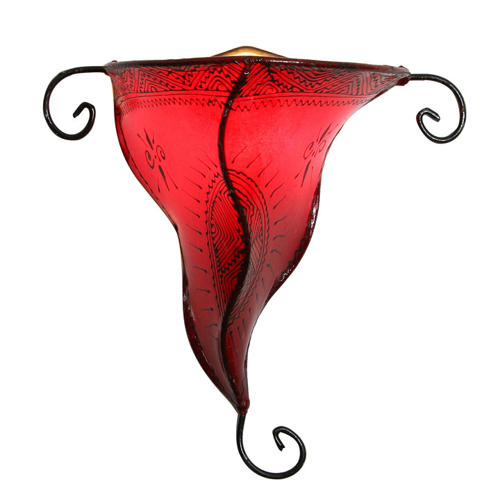 Henna væglampe Nouna Red