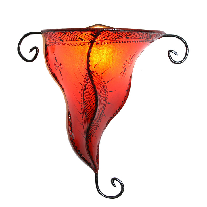 Henna væglampe Nouna Orange