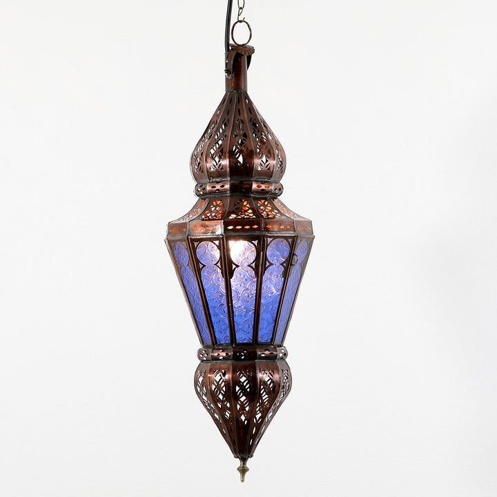 Nura blå loftslampe