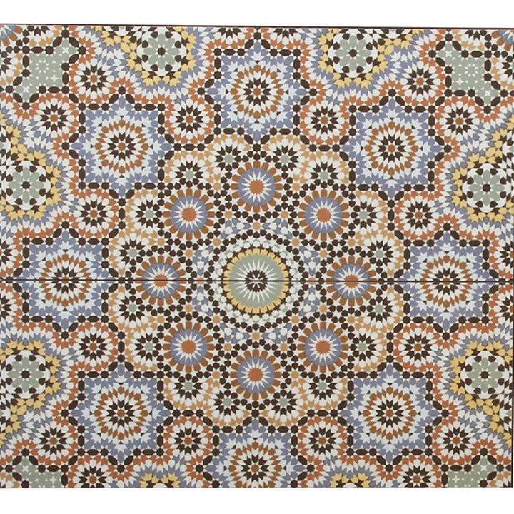 Marokkanske vægfliser 50x25 – rosetmosaik