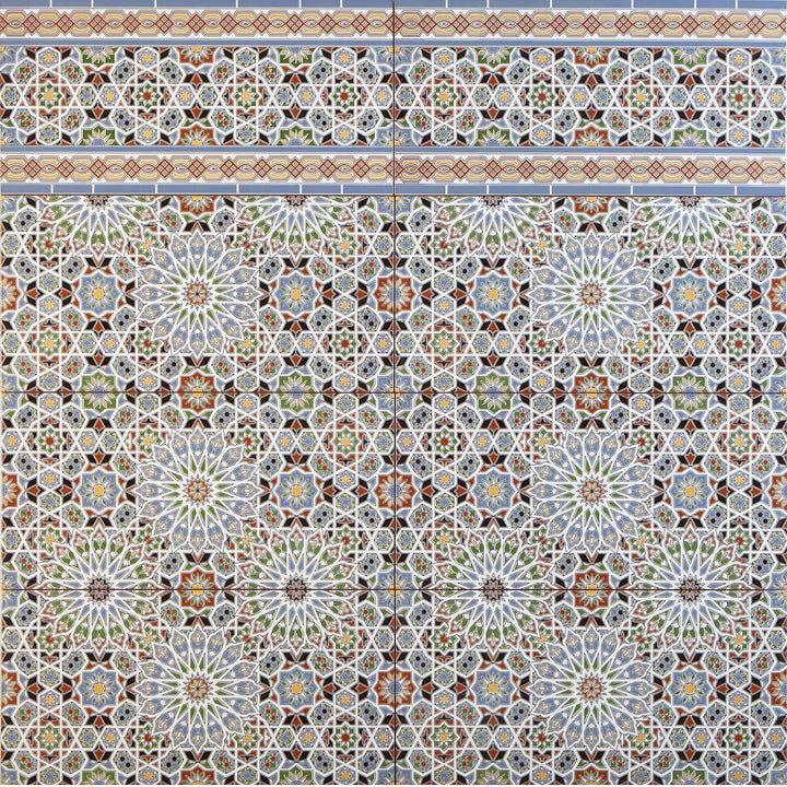 Orientalsk flisekant 50×25 cm – FL50631