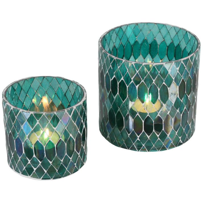 Marokkansk mosaiklanterne Rayan Green