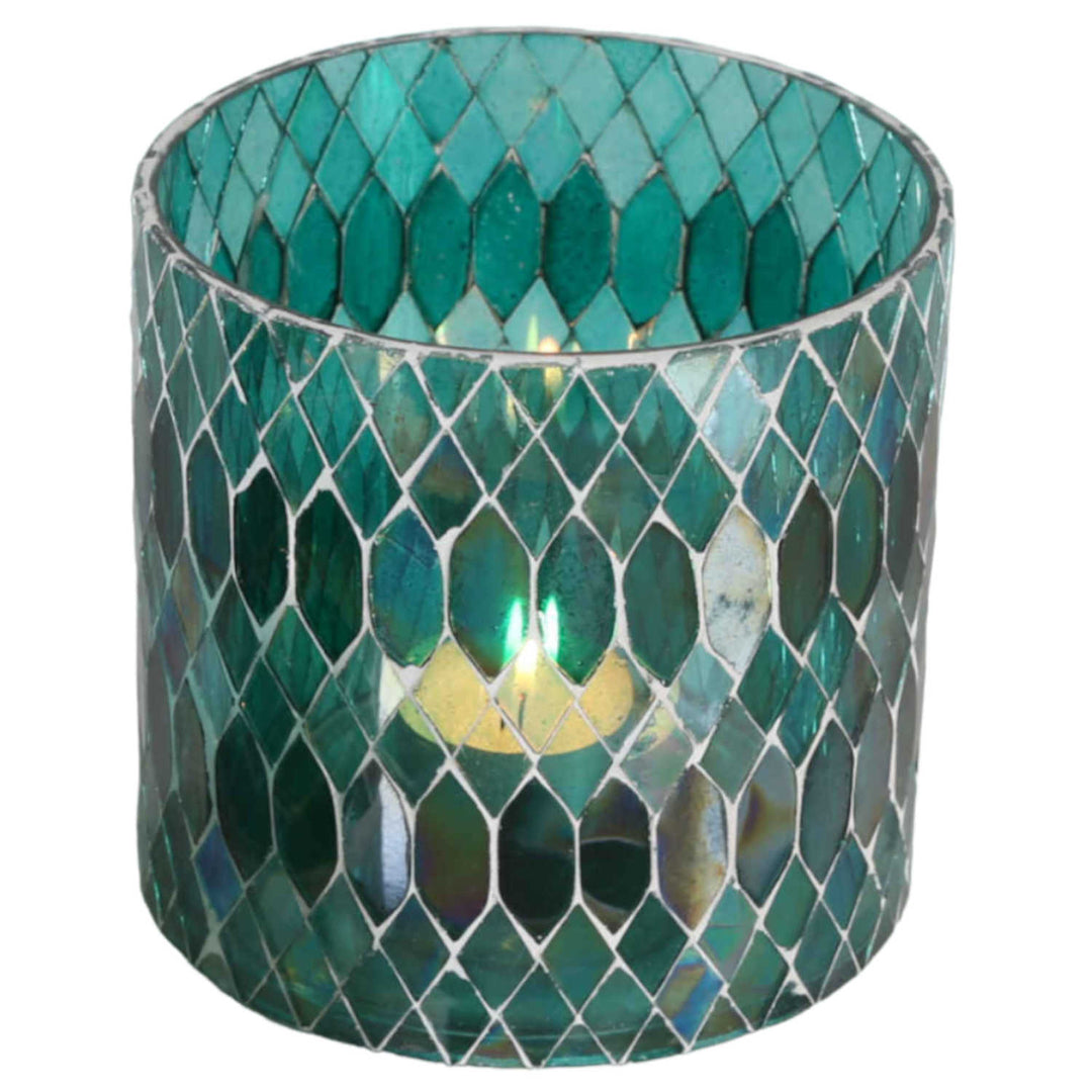 Marokkansk mosaiklanterne Rayan Green