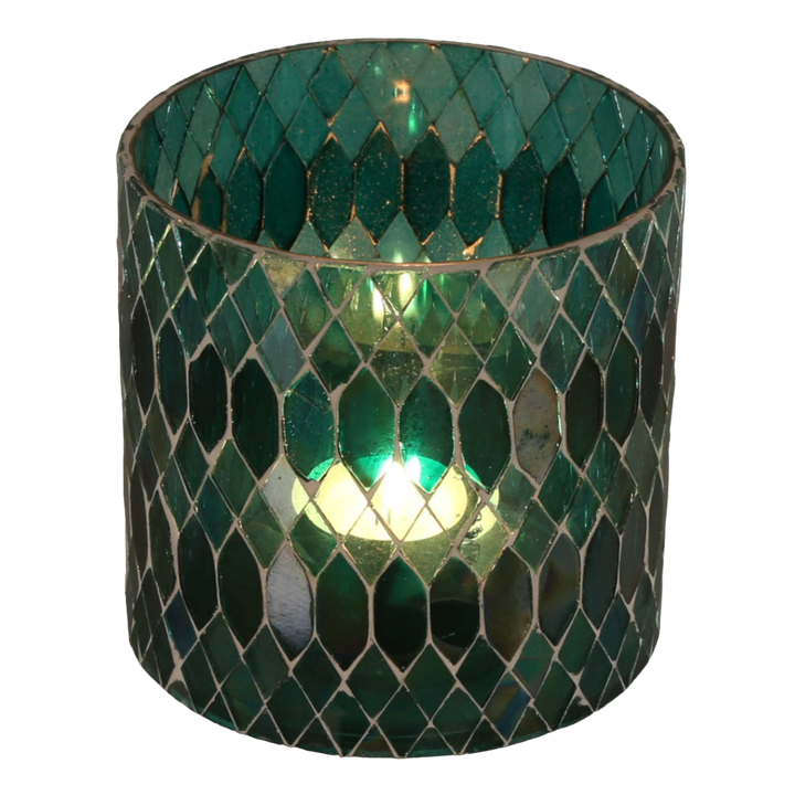 Marokkansk mosaiklanterne Rayan Green