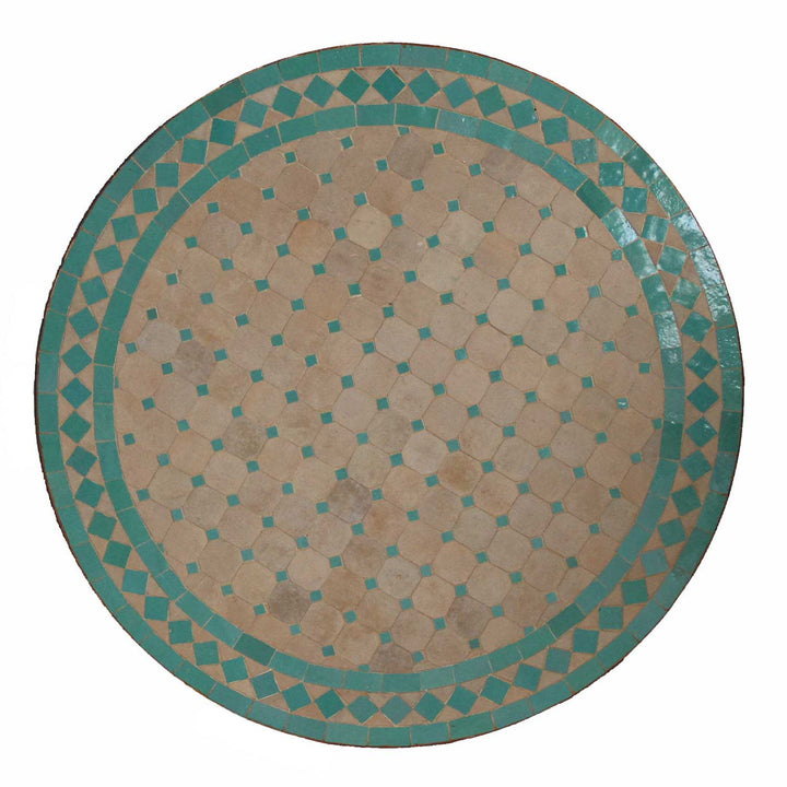Mosaiktisch aus Marokko - Rund - M60-50
