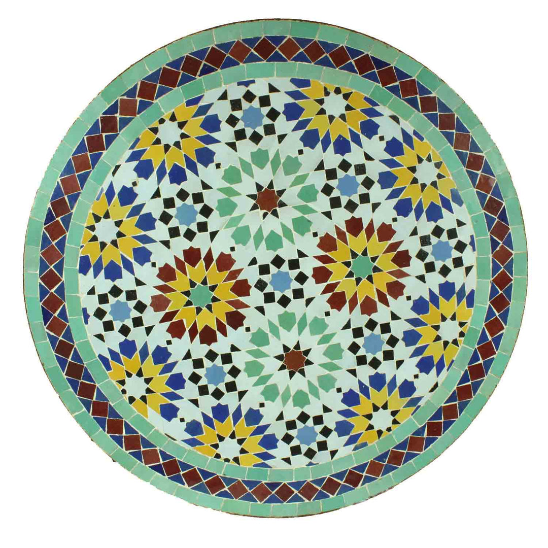 Mosaik bistrobord rundt 70 cm