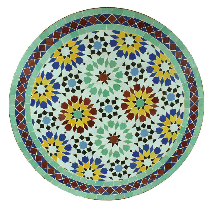 Mosaik bistrobord rundt 70 cm
