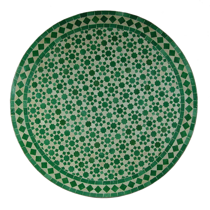 Mosaikbord fra Marokko - Rundt -M60-10