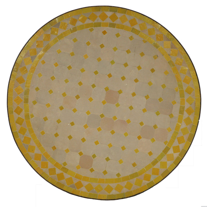 Mosaikbord D120 gul diamant