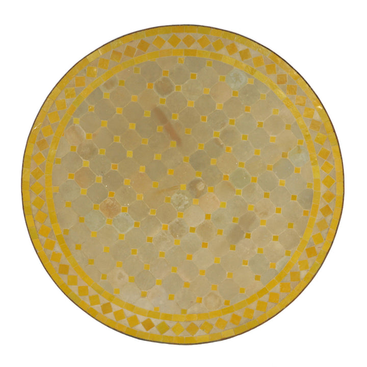 Mosaikbord D80 gul diamant