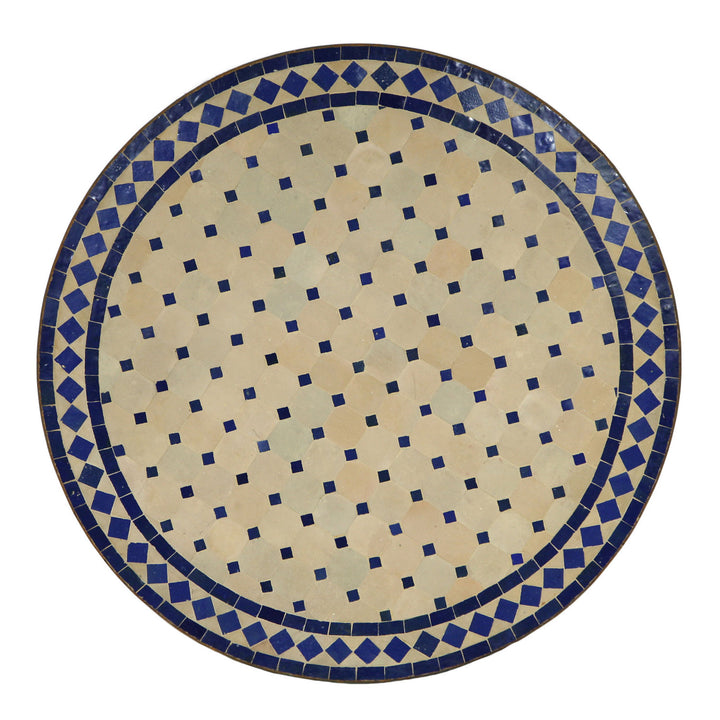 Mosaikbord D90 blå/diamant