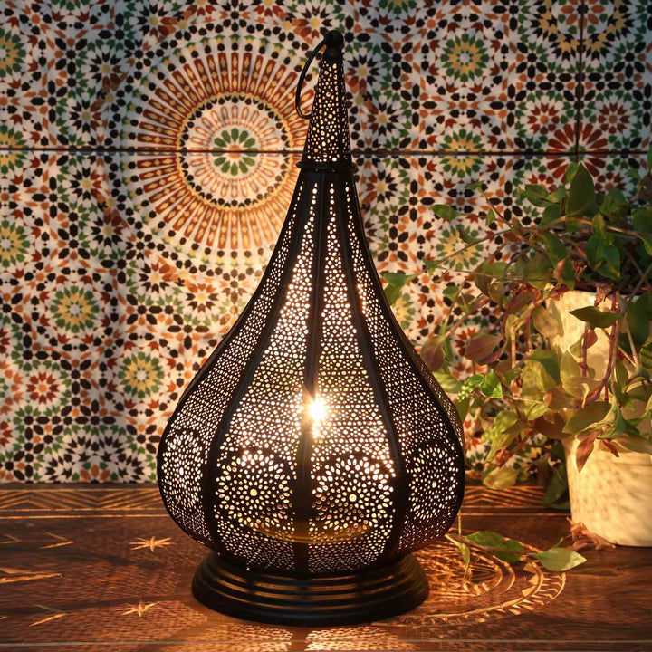 Orientalsk lampe Monza Sort