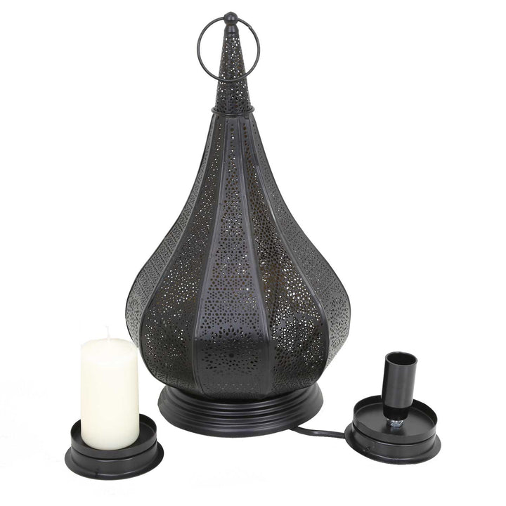Orientalsk lampe Monza Sort