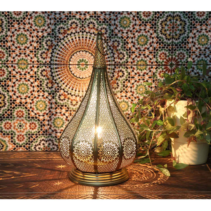 Orientalsk lampe Monza Gold