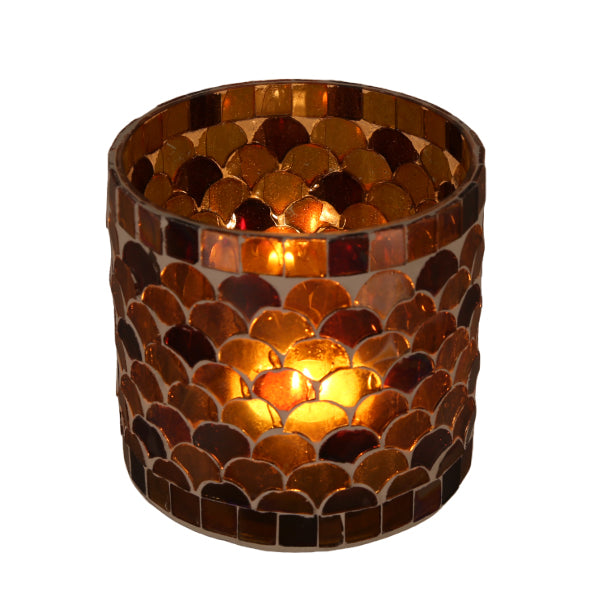 Orientalsk mosaiklanterne Athen gul