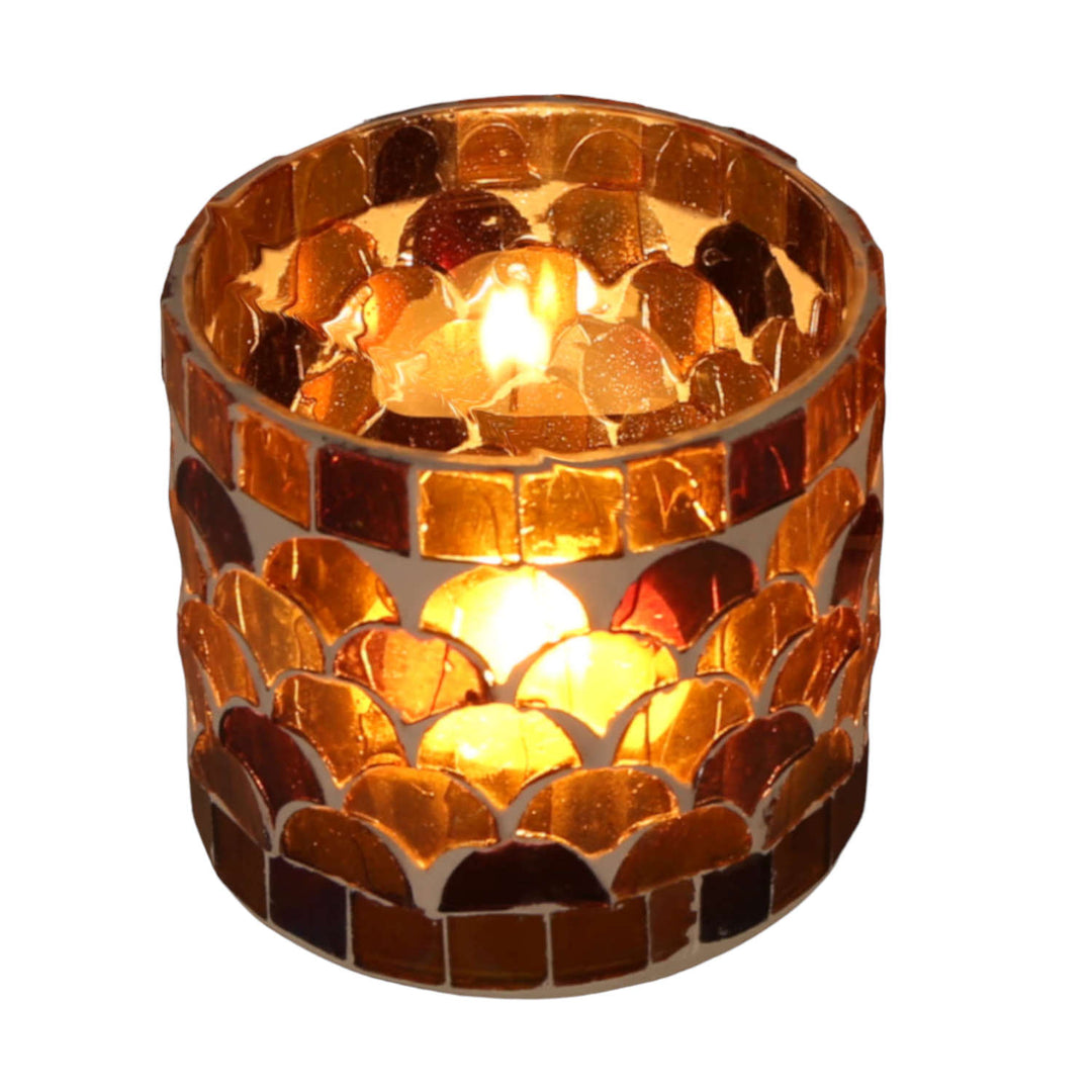 Orientalsk mosaiklanterne Athen gul