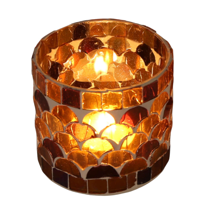 Orientalsk mosaiklanterne Athen gul