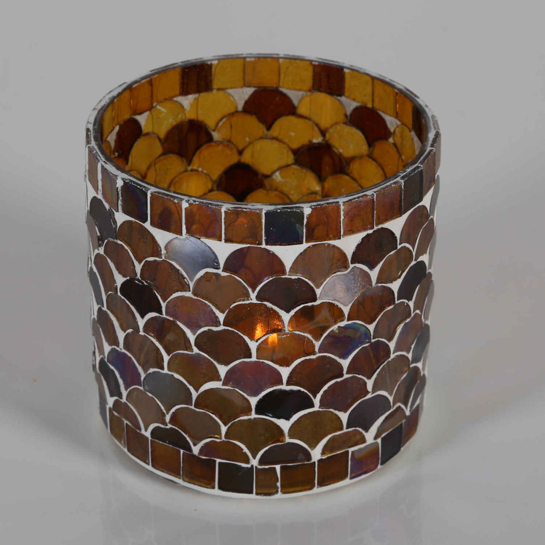 Orientalsk mosaiklanterne Athen gul
