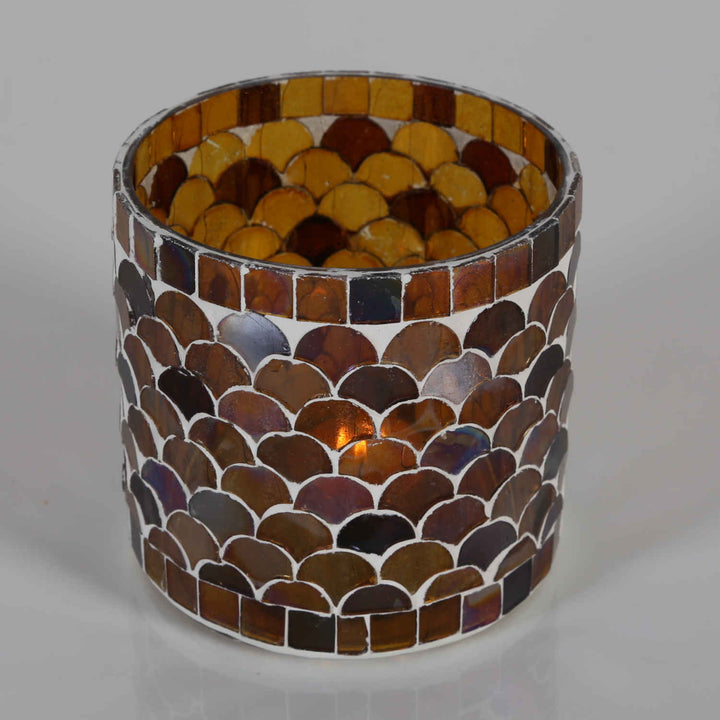 Orientalsk mosaiklanterne Athen gul