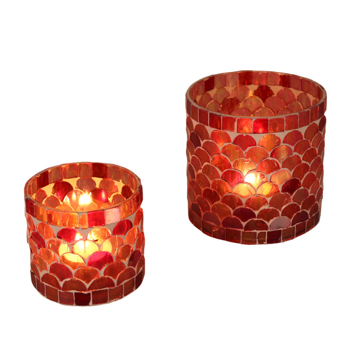 Orientalsk mosaiklanterne Athen rød