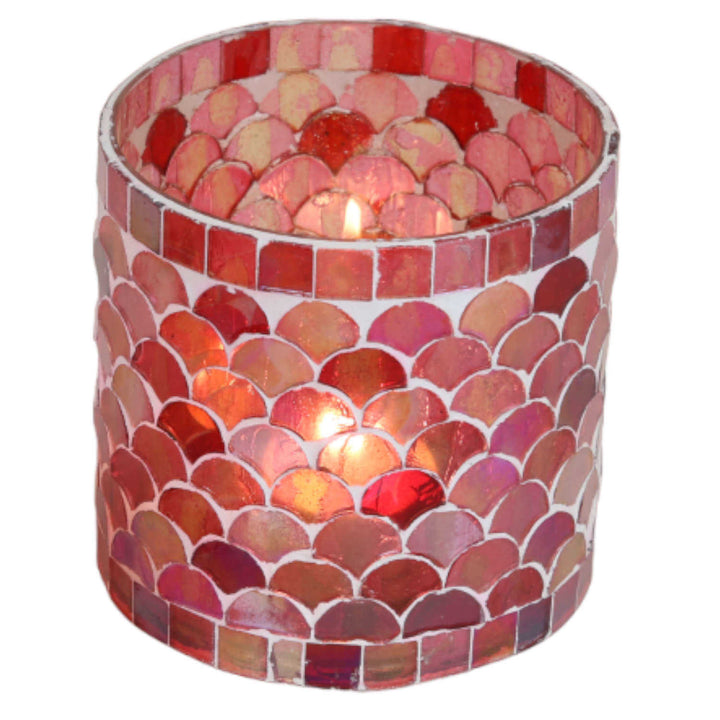 Orientalsk mosaiklanterne Athen rød