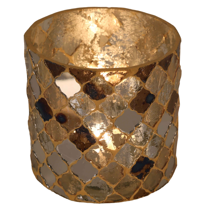 Orientalsk mosaik lanterne Athen guld