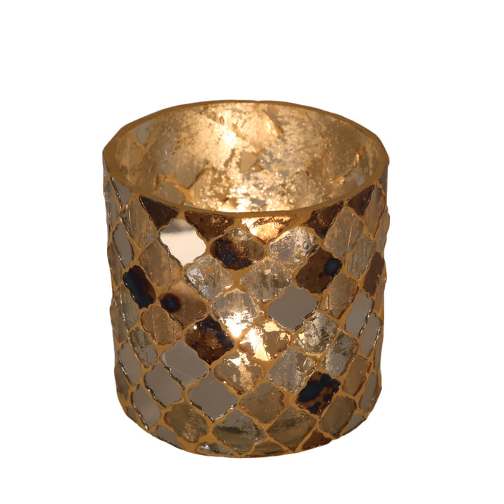Orientalsk mosaik lanterne Athen guld