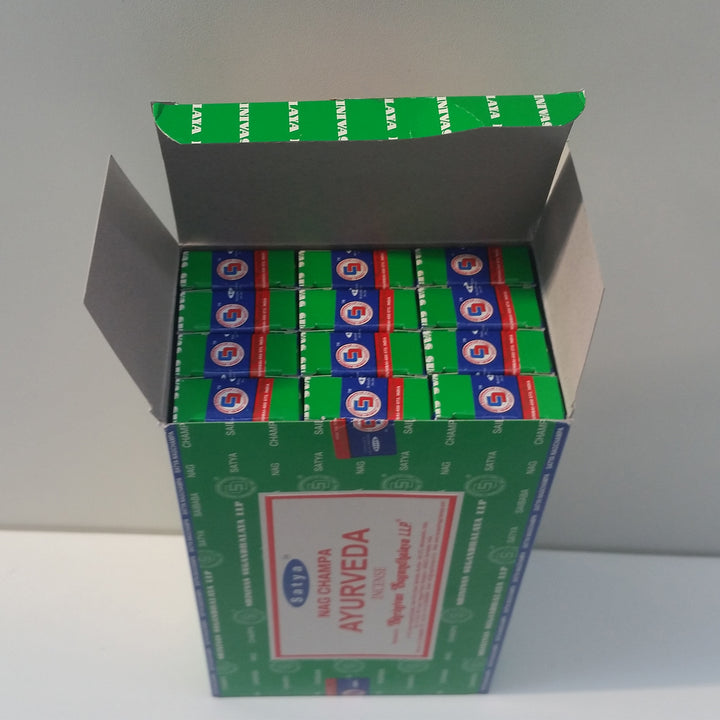 Røgelsespinde Satya Ayurveda Big Box