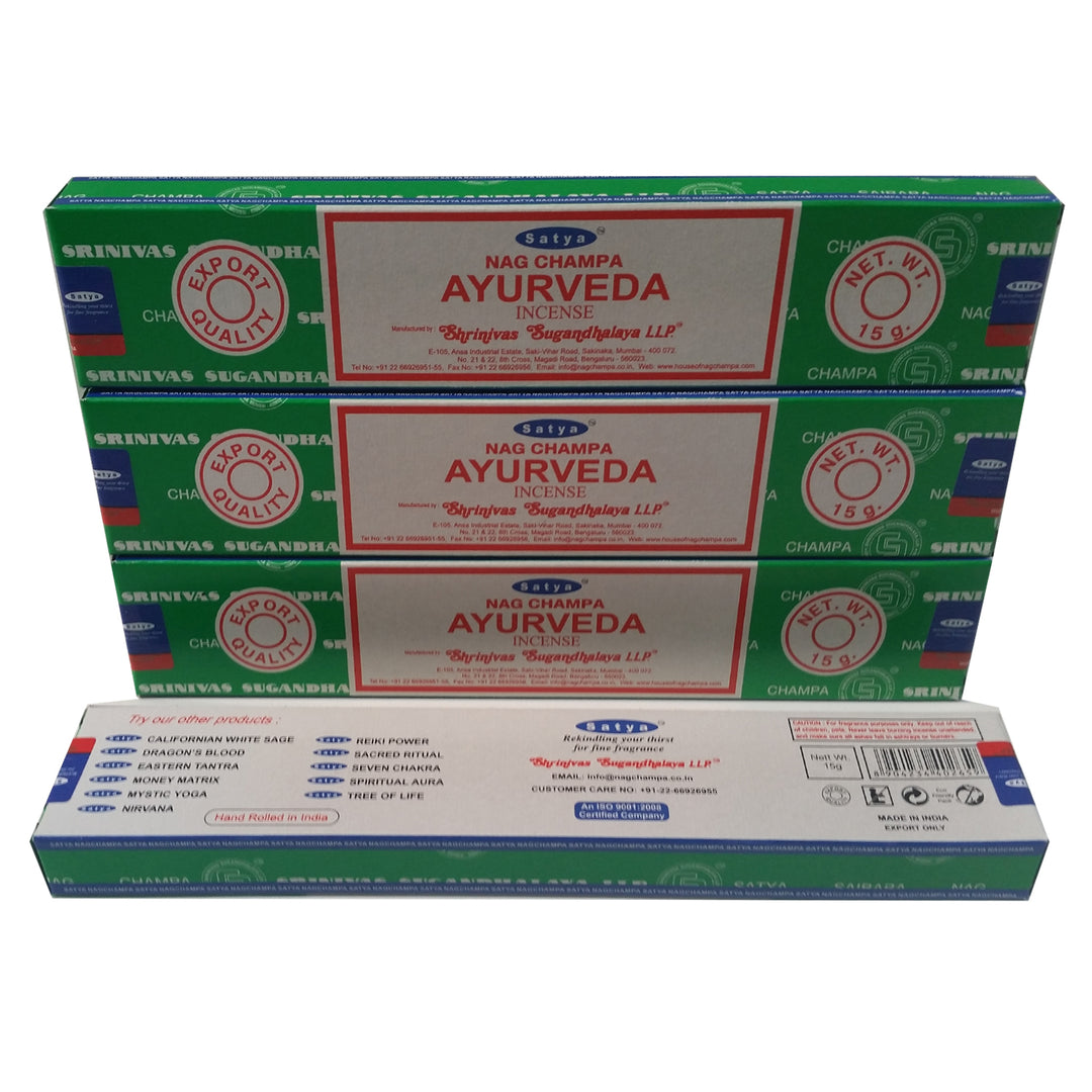 Røgelsespinde Satya Ayurveda Big Box