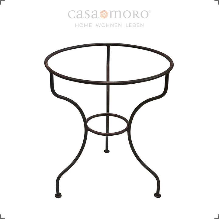 Kleiner Fliesentisch mit orientalisch-farbenfrohem Muster – ideal für Balkon oder Küchen-Ecke